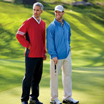 Men's ClimaLite® Color Block V-Neck Windshirt