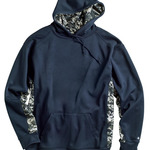 Digital Camo Colorblock Performance Fleece Hooded Sweatshirt