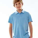 UltraClub&reg; Youth Cool & Dry Mesh Piqué Polo