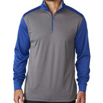 UltraClub® Adult Cool & Dry Sport 2-Tone 1/4-Zip Pullover