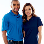 UltraClub&reg; Men's Cool & Dry Jacquard Performance Polo