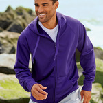 &reg; Adult DRI-POWER&reg; SPORT Full-Zip Hooded Sweatshirt