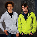 Fruit of the Loom Adult Sofspun&reg; Jersey Full-Zip Hooded Tee