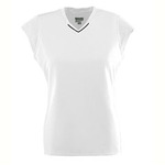 Ladies' Cap Sleeve V-Neck Rally Jersey