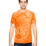 for Team 365 Adult Team Paw Print Tie-Dyed T-Shirt