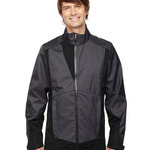 Men's Commute Three-Layer Light Bonded Two-Tone Soft Shell Jacket with Heat Reflect Technology