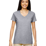 Ladies' Heavy Cotton™ V-Neck T-Shirt
