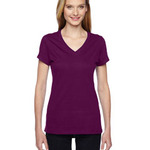 Ladies' 4.7 oz. Sofspun® Jersey Junior V-Neck T-Shirt