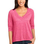 Ladies Microburn ® V Neck Raglan Tee