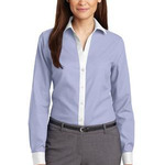 Ladies Non Iron Diamond Dobby Shirt