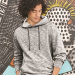 Injected Yarn Dyed Fleece Hooded Pullover Sweatshirt