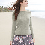 Women's Kaitlyn Gauze Knit Long Sleeve Pullover