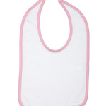 Infant Jersey Contrast Trim Closure Bib