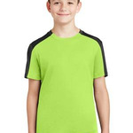 Youth PosiCharge &#174; Competitor &#153; Sleeve Blocked Tee