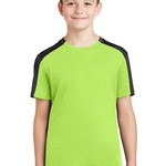 Youth PosiCharge ® Competitor ™ Sleeve Blocked Tee