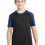 Youth CamoHex Colorblock Tee
