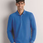 DryBlend® Double Piqué Long Sleeve Polo