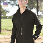 Full-Zip Flatback Mesh Fleece Jacket