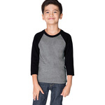 Next Level Youth CVC 3/4-Sleeve Raglan