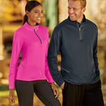 UltraClub&reg; Ladies' Cool & Dry Sport 1/4-Zip Pullover