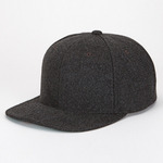 Melton Wool Blend Snapback Cap