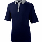 Men’s Short-Sleeve 2-Tone Polo