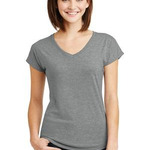 Ladies Tri Blend V Neck Tee