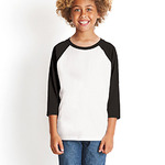 Youth CVC 3/4-Sleeve Raglan