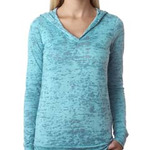 Ladies' Burnout Hoody