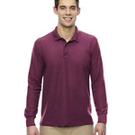 Adult Double Piqué Long-Sleeve Polo