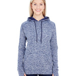 Ladies' Cosmic Contrast Fleece Hooded Sweatshirt