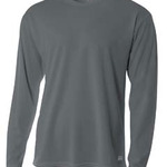 Men's Birds-Eye Mesh Long Sleeve T-Shirt