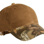 Pro Camouflage Series Cotton Waxed Cap with Camouflage Brim