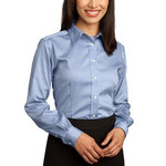 Ladies Non Iron Pinpoint Oxford Shirt