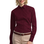 Ladies Tonal Pattern Easy Care Shirt