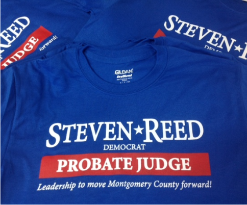 political shirts, yard signs, custom shirts