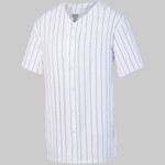 Pinstripe Full-Button Jersey