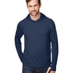Unisex JAQ Stretch Performance Hooded Long Sleeve T-Shirt