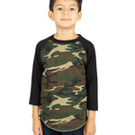 Youth Camo Raglan Tee