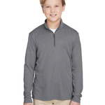Youth Zone Sonic Heather Performance Quarter-Zip Pullover