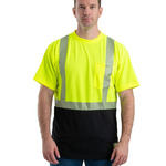 Men's Hi-Vis Class 2 Color Blocked Pocket T-Shirt