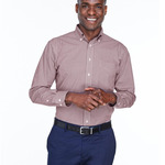 Men's Crown Collection® Gingham Check Woven Dress Shirt