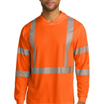 Ansi 107 Class 3 Long Sleeve Segmented Tape Hooded Tee