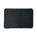 Small Blank Black Patch - Qty 10