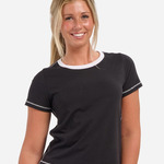 Women's Contrast Stitch Baby Tee