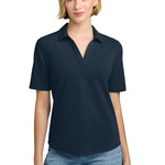 Women's Pinpoint Pique Polo