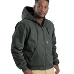 Men's Tall Heartland Washed Cotton Duck Hooded Jacket
