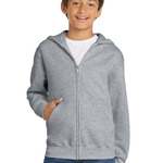 Youth Core Fleece Full Zip Hooded Sweatshirt