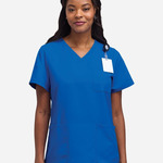 Women's V-Neck 3 Pocket Scrub Top
