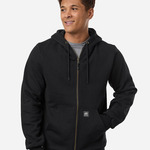 Men's Heritage Grid Fleece-Lined Full-Zip Hooded Sweatshirt